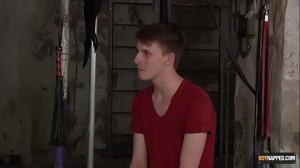 Kinky daddy whips restrained cute twink